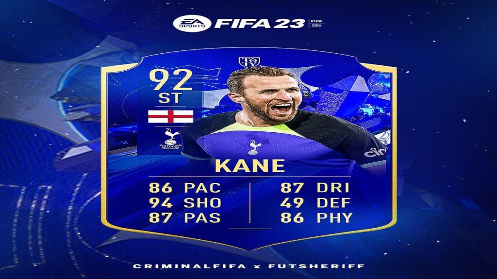 FIFA 23 Futties: How to get free 92-rated Harry Kane TOTY Honorable Mentions card