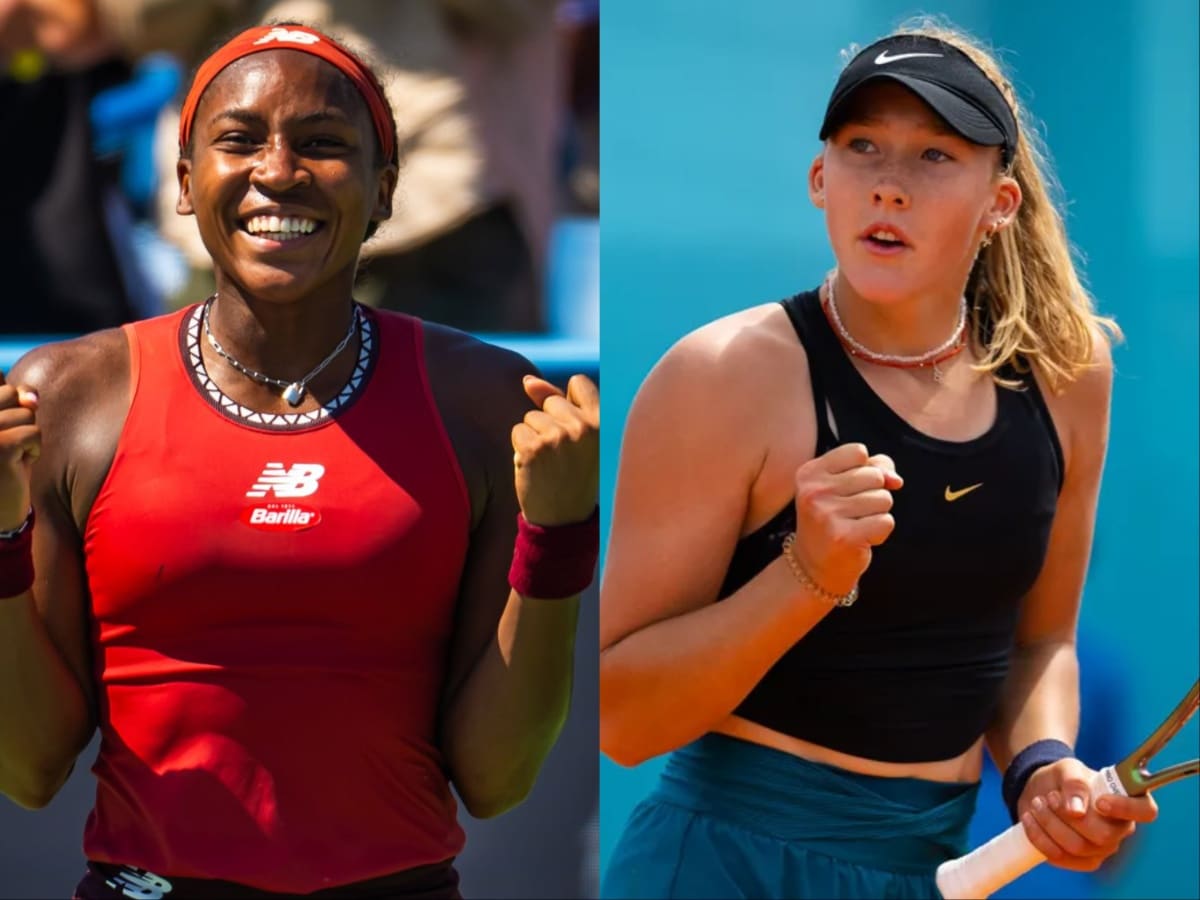 Coco Gauff praises Mirra Andreeva predicting a bright future for the Russian wunderkind following her win in the second round of the US Open 2023