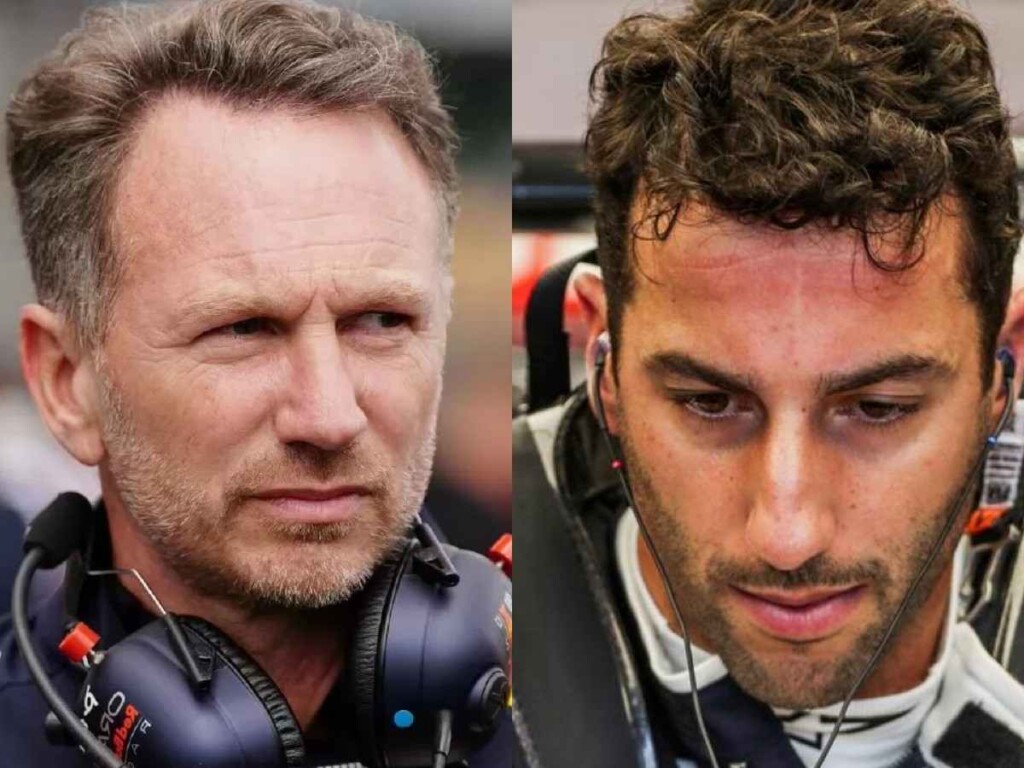 Christian Horner and Daniel Ricciardo