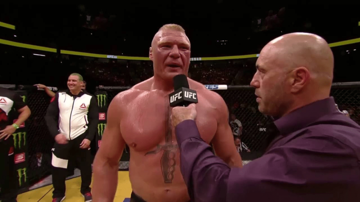 Brock Lesnar and Joe Rogan