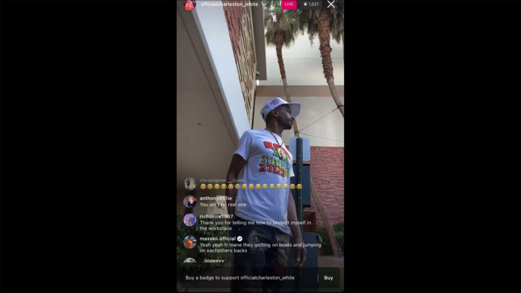 "You are the one who taught me to how to Snitch," Adin Ross calls cop on Charleston White after receiving hate speech from the ex-con