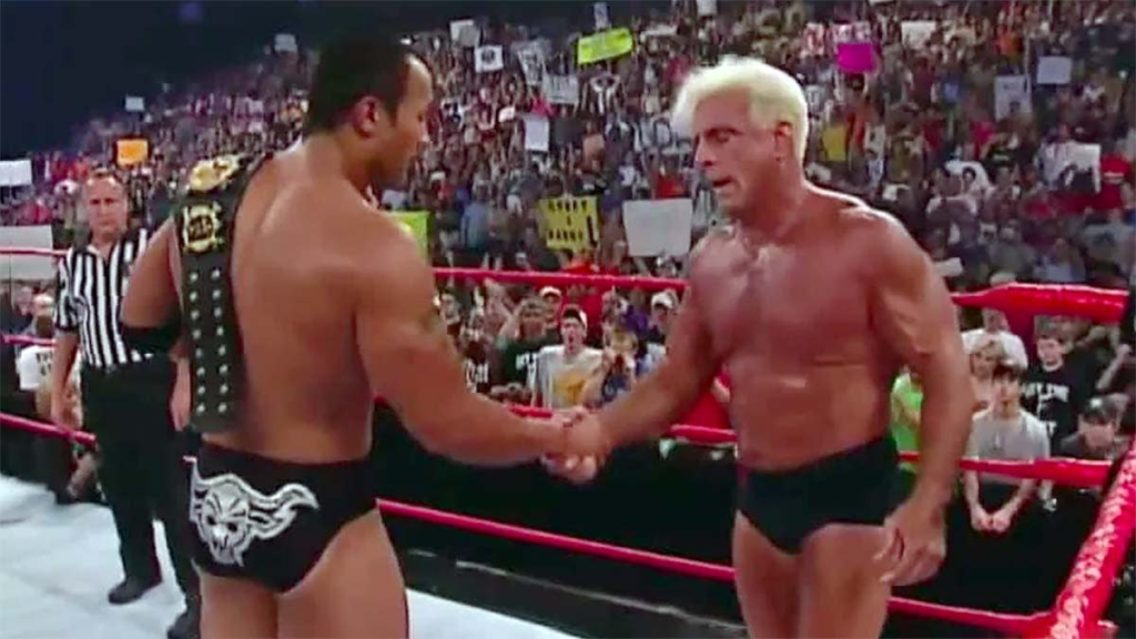 The Rock and Ric Flair 