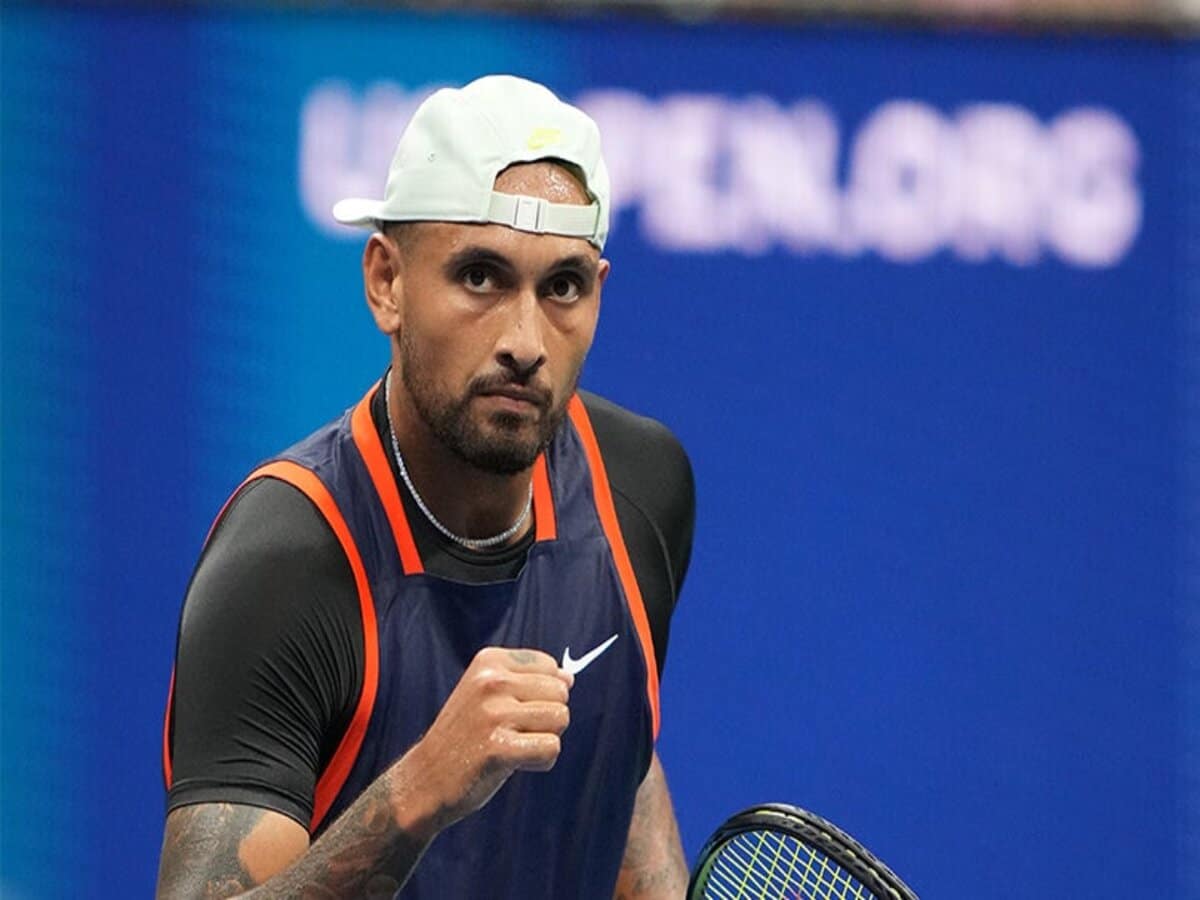 "You are having a calendar Grand Slam of exits" Nick Kyrgios berated