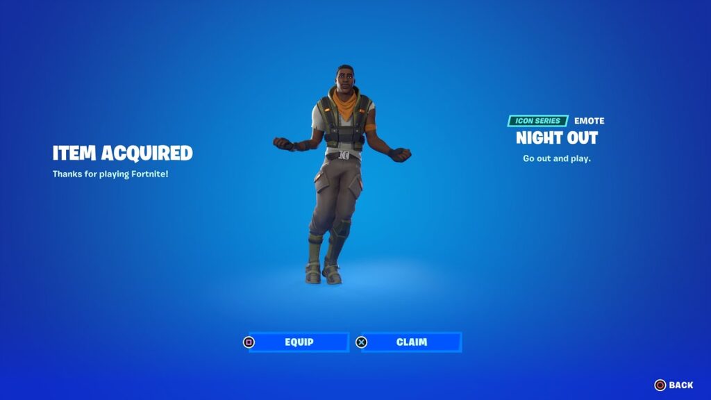 How to get the "Night Out" emote in Fortnite?