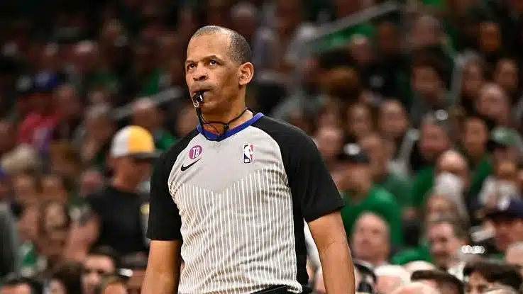 “Forced that n***a into hiding” – Under investigation ref Eric Lewis QUITS NBA, fans celebrate