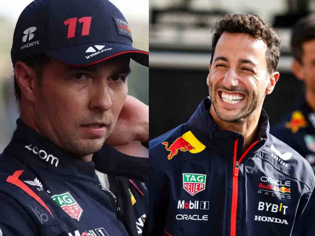 Sergio Perez and Daniel Ricciardo