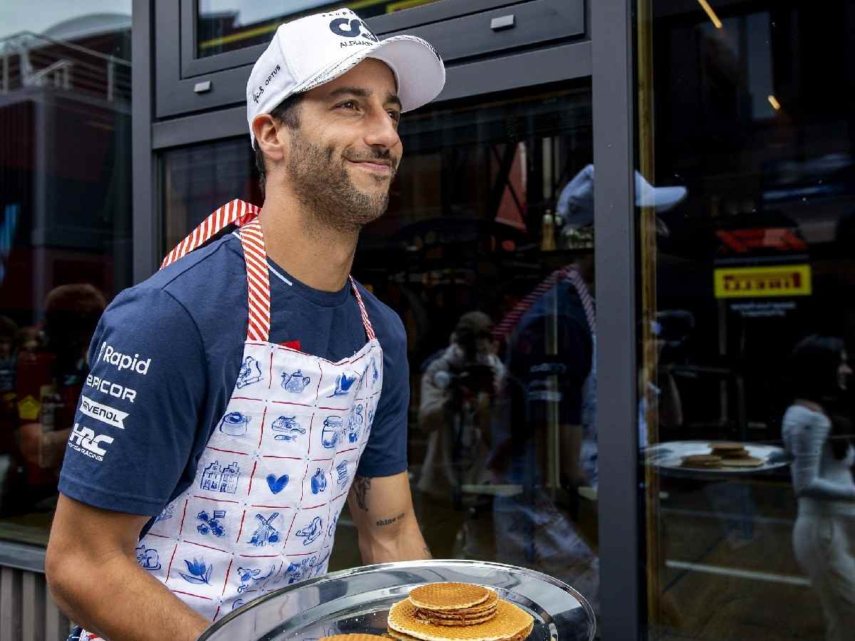 WATCH: Daniel Ricciardo goes around Zandvoort in a pastry chef disguise