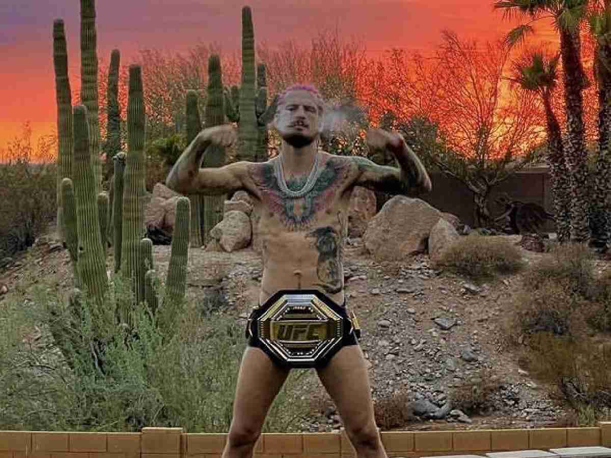 “Uses it as underwear” – Fans go WILD as Sean O’Malley does nude photoshoot with UFC bantamweight belt after iconic win