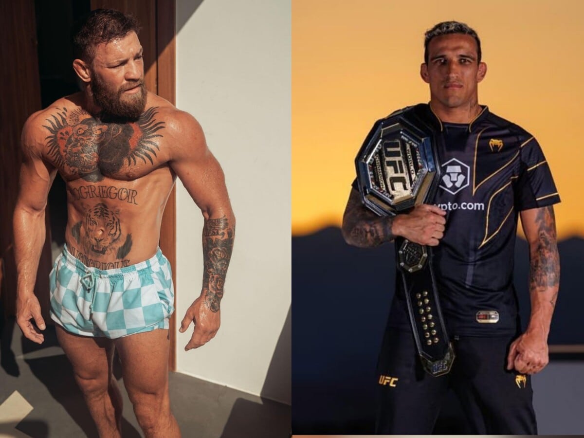 “Get off that Lamborghini” – $200 million man Conor McGregor resorts to personal attack after ‘broke bum’ Charles Oliveira’s playful jibe 