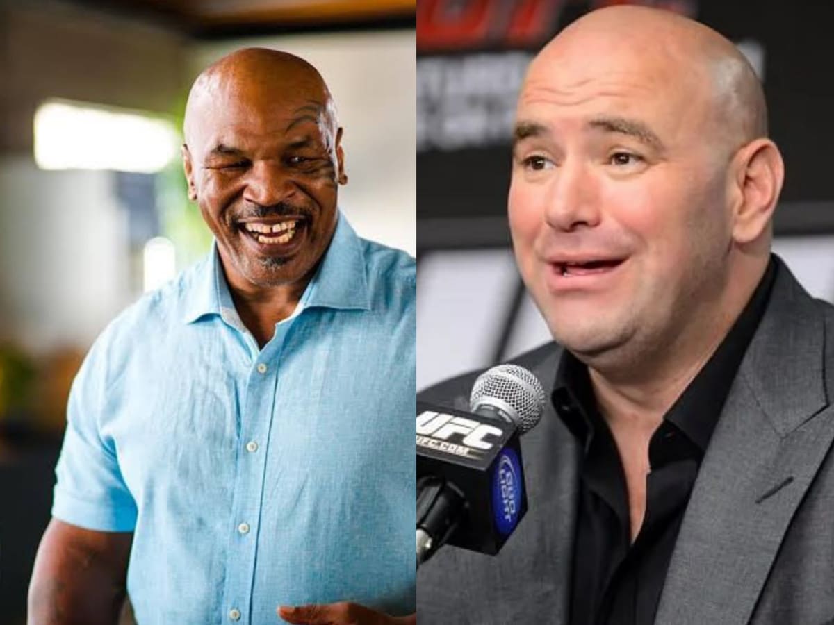 “That’s Bon Jovi…” Dana White hilariously shuts Mike Tyson’s heartful singing attempt in funny interview