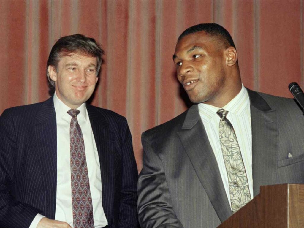 Mike Tyson and Donald Trump 