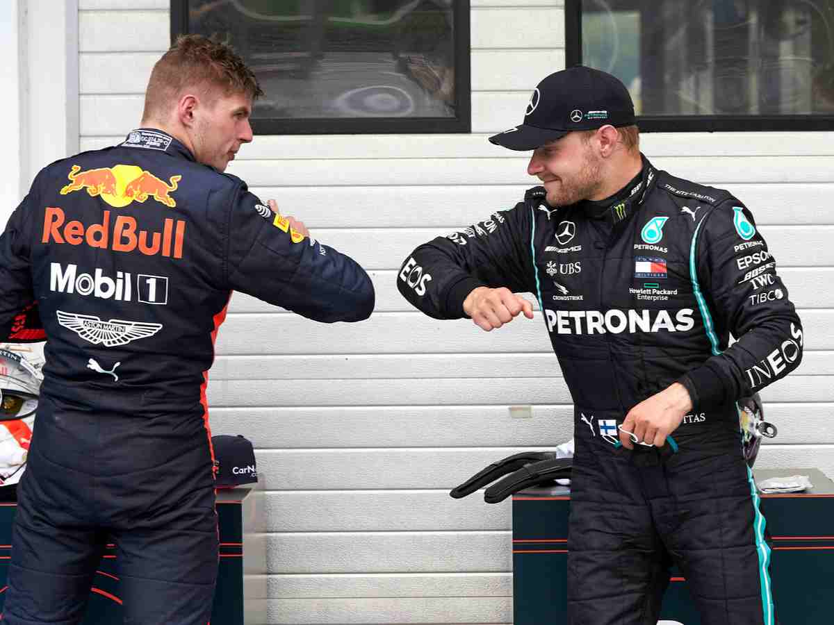 Max Verstappen and Valtteri Bottas