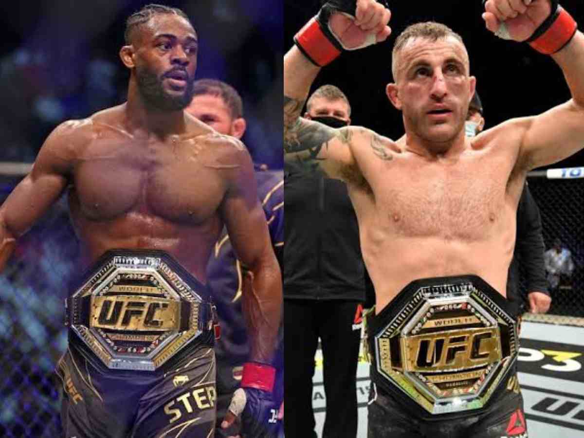 Aljamain Sterling and Alexander Volkanovski