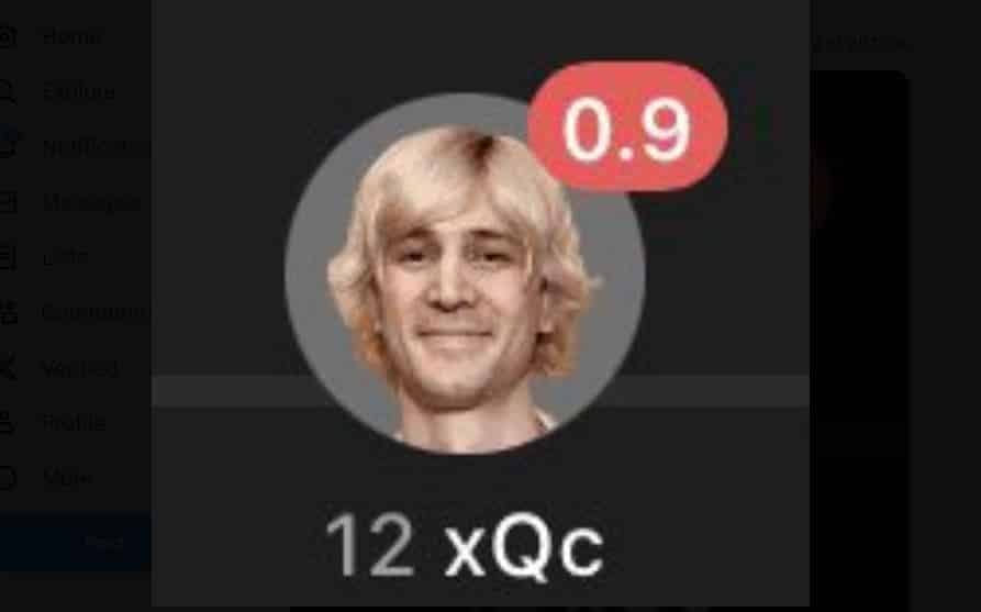 xQc's rating for his performance at the Sidemen Charity Match 2023