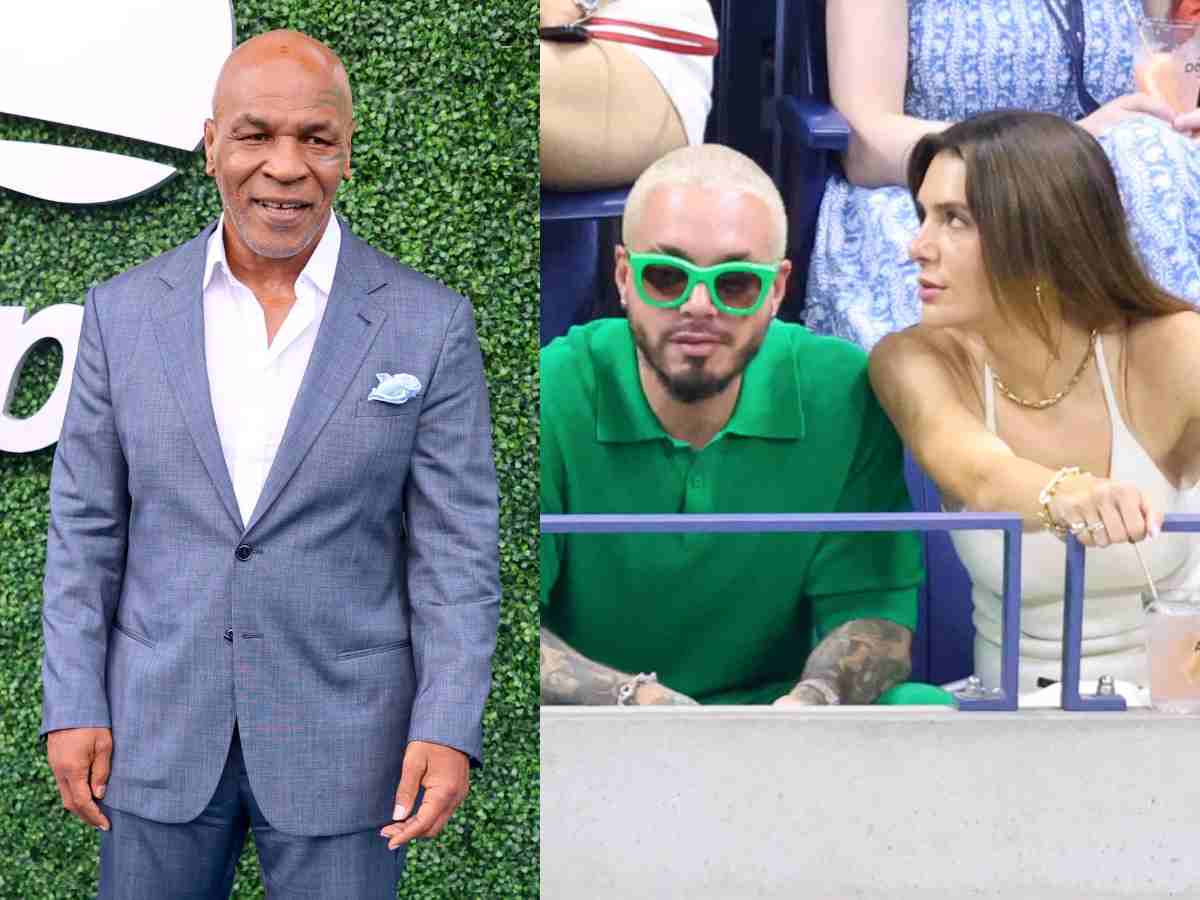 “It’s like getting killed in a Ferrari,” Colombian singer J Balvin hilariously asks Mike Tyson to punch him and send him to the hospital
