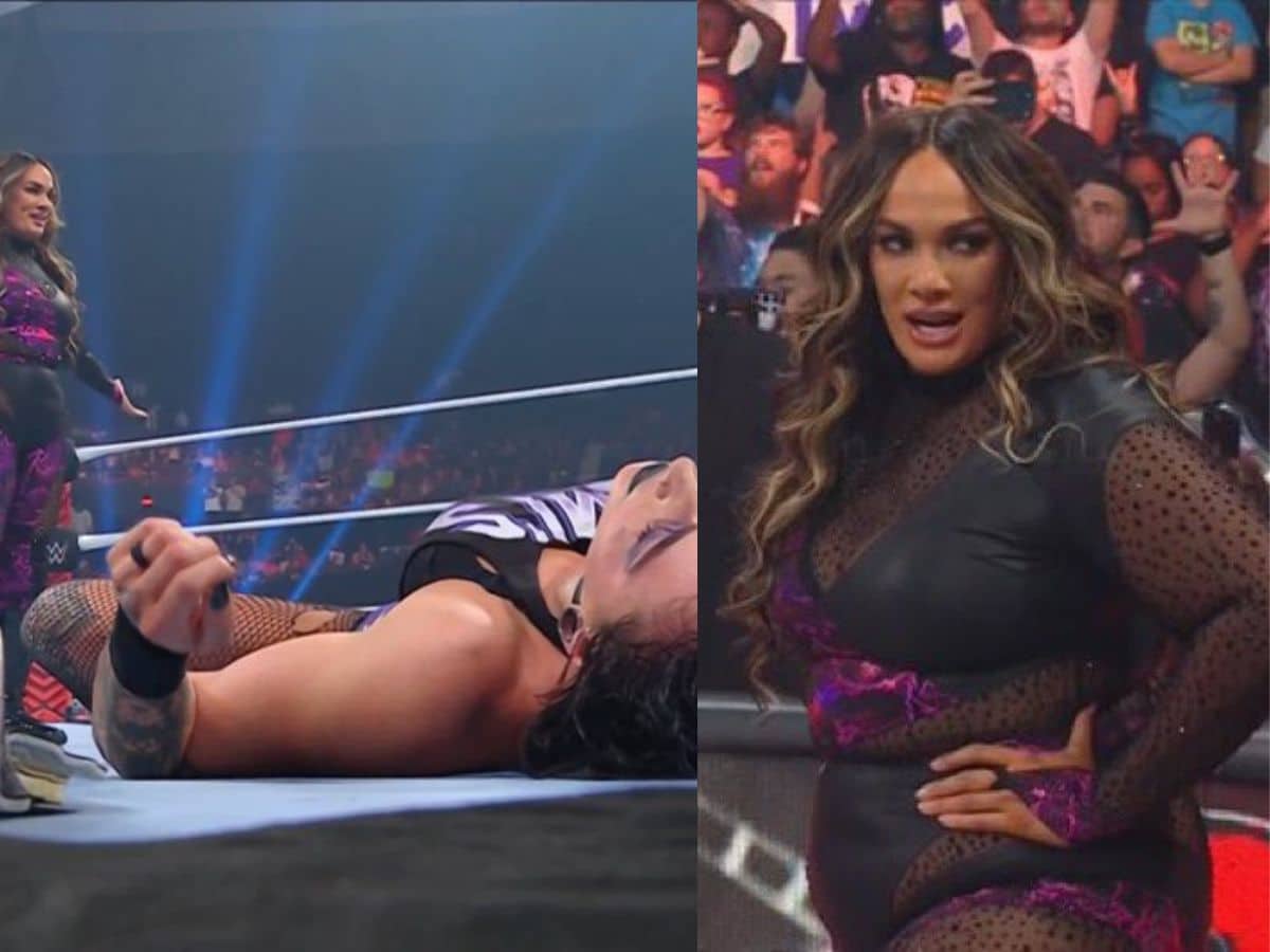 WATCH: Nia Jax makes her shocking return to WWE on Raw, viciously pulverizes Rhea Ripley to close the night