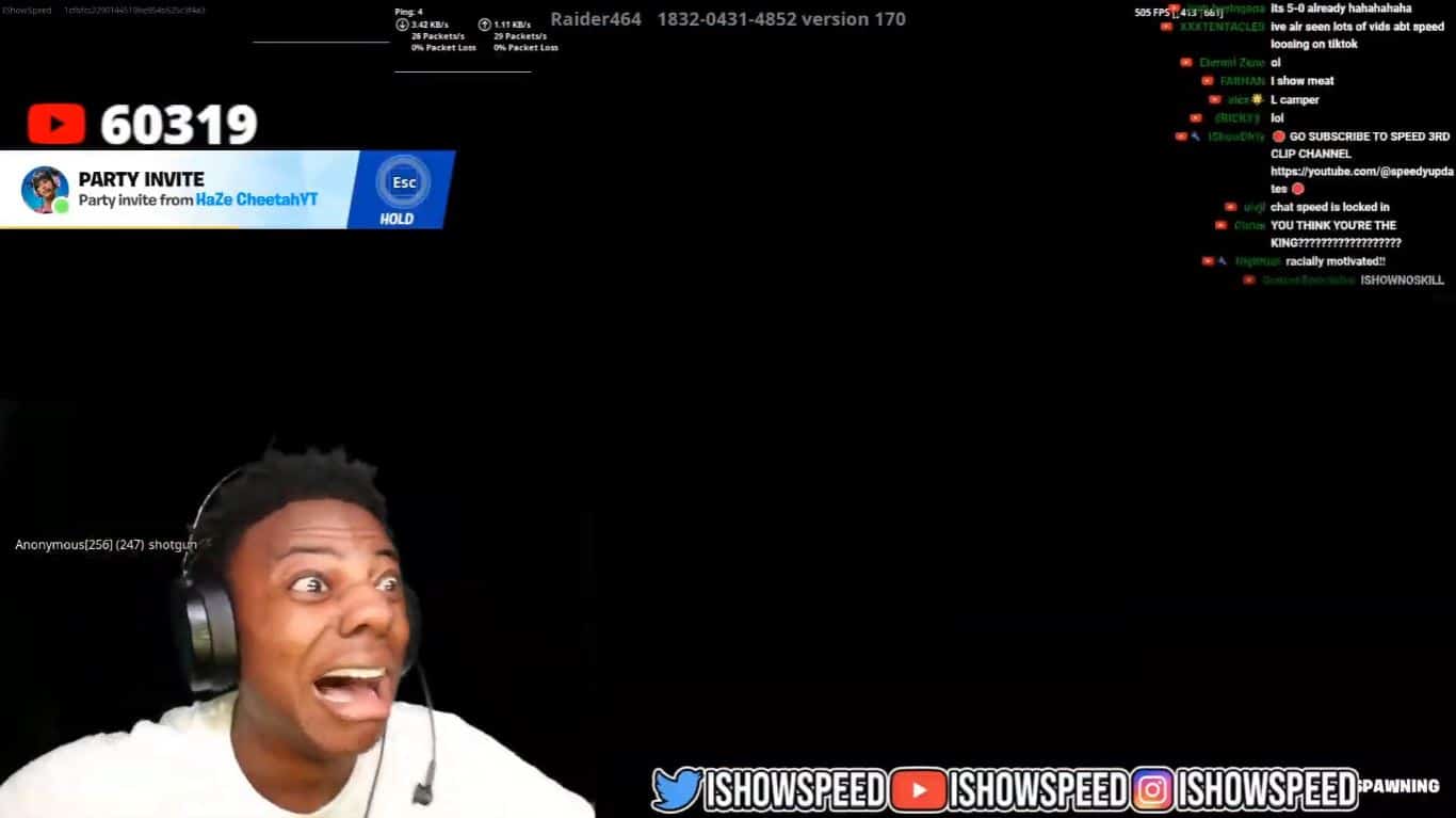 "Big Juicy damn sh*t," IShowSpeed IMPLODES in rage after Nick Eh 30 brutally defeats him 1v1 in Fortnite on livestream