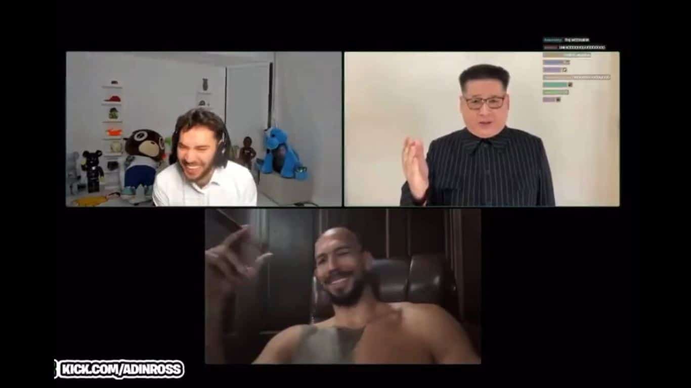 "She really needs a big d*ck," Kim Jong-Un impersonator asks Adin Ross and Andrew Tate to BANG his sister during livestream