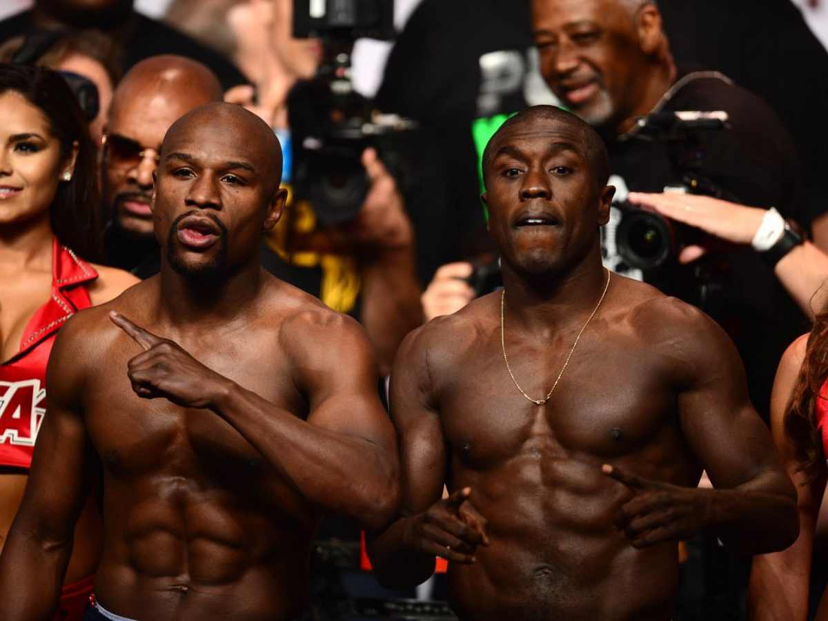 Floyd Mayweather and Andre Berto