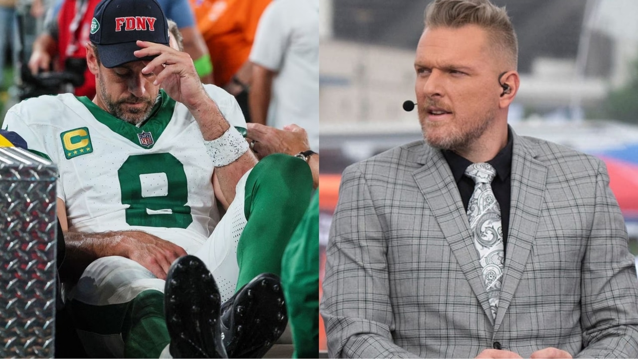 Pat McAfee reveals Aaron Rodgers is DEVASTATED after his Achilles injury claiming this was the ‘best shape’ he has even been before any season