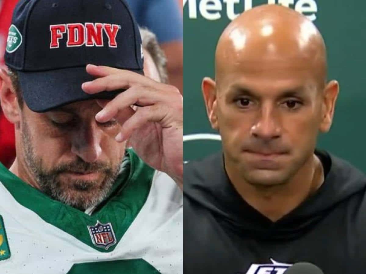 Aaron Rodgers’ entire 2023 season in jeopardy as HC Robert Saleh confirms his Achilles injury is ‘not good’