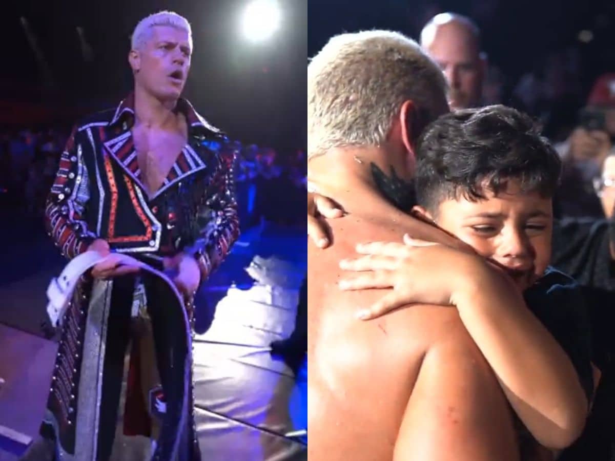 WATCH: Wholesome moment between Cody Rhodes and young emotional fan at WWE Live Event 