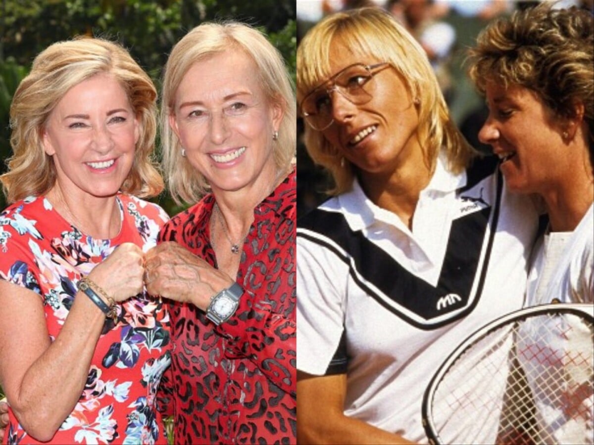 Chris Evert and Martina Navratilova (Images via: Essentially Sports and Tennis Majors)