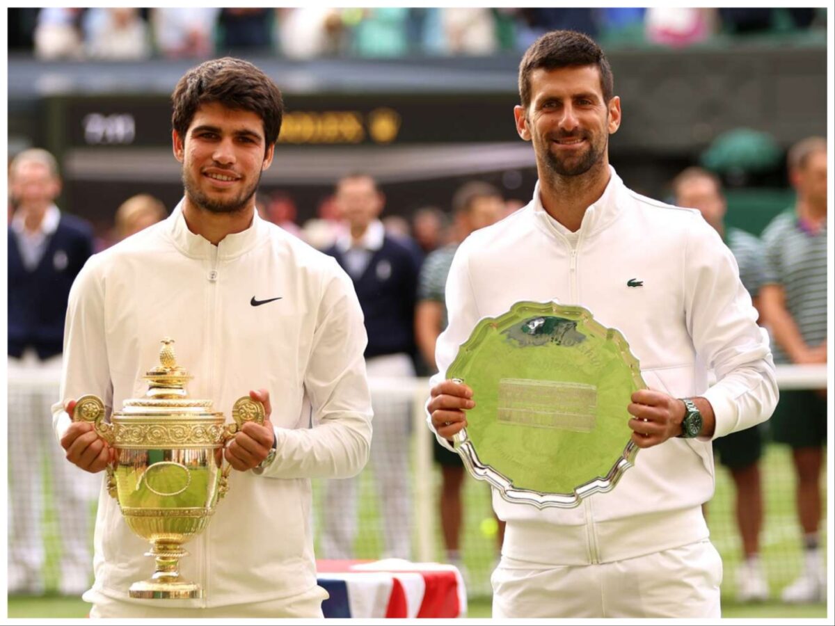 Alcaraz and Djokovic