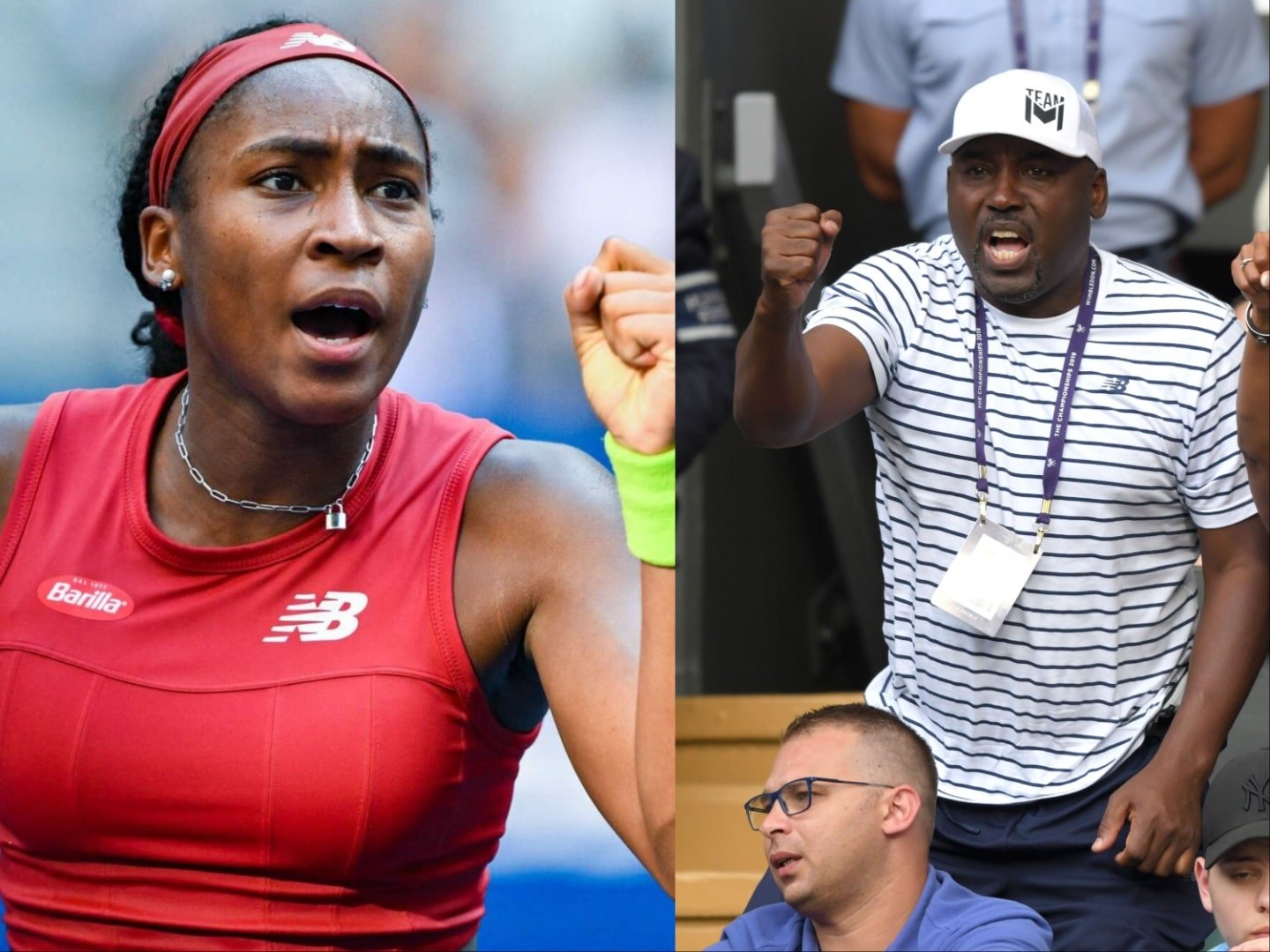 WATCH: Coco Gauff’s father’s reaction after her ‘tough’ win over Caroline Wozniacki at US Open is pure gold