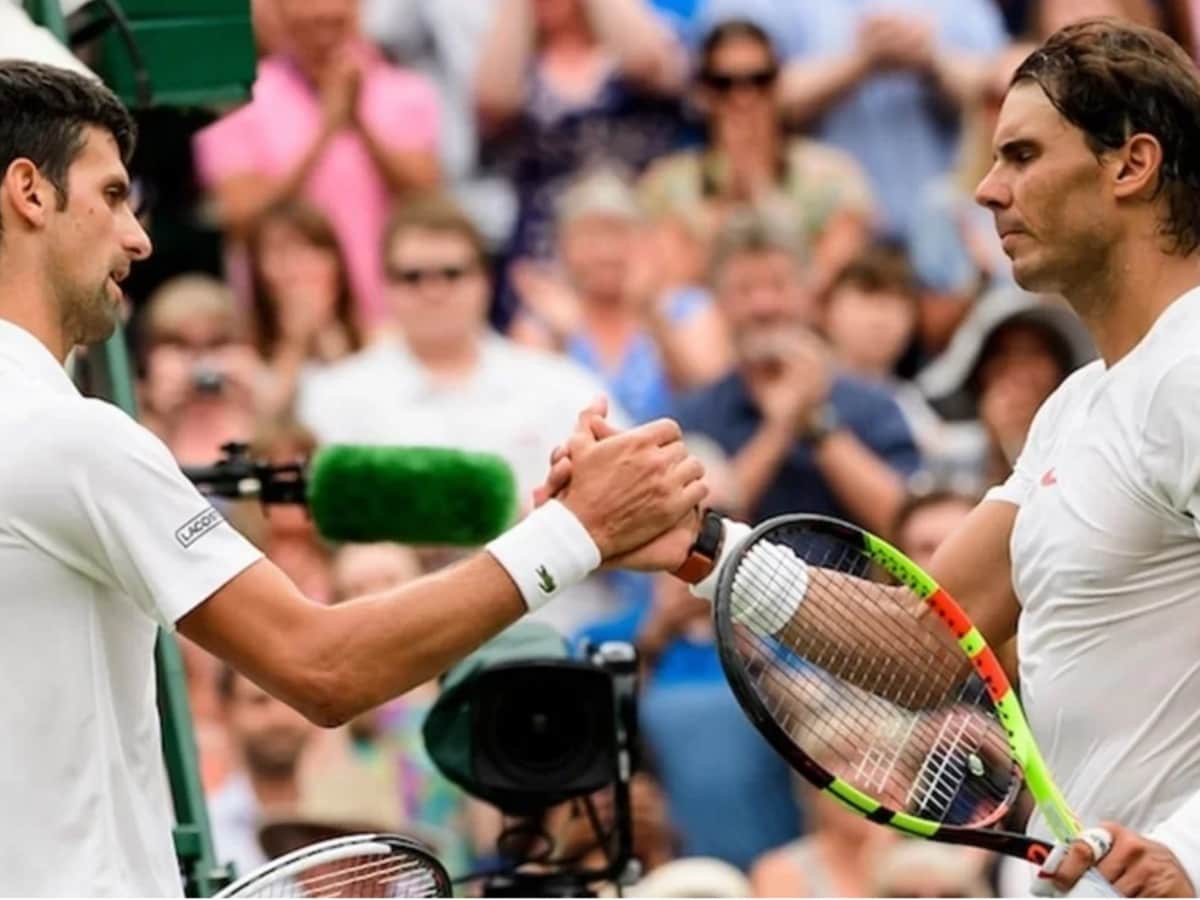 Rafael Nadal and Novak Djokovic