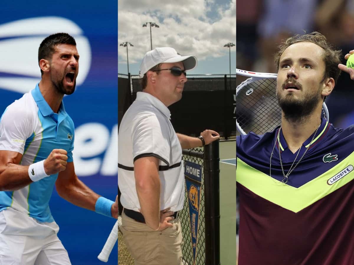 Who is the chair umpire for the Men’s Singles final at the US Open 2023 between Novak Djokovic and Daniil Medvedev?