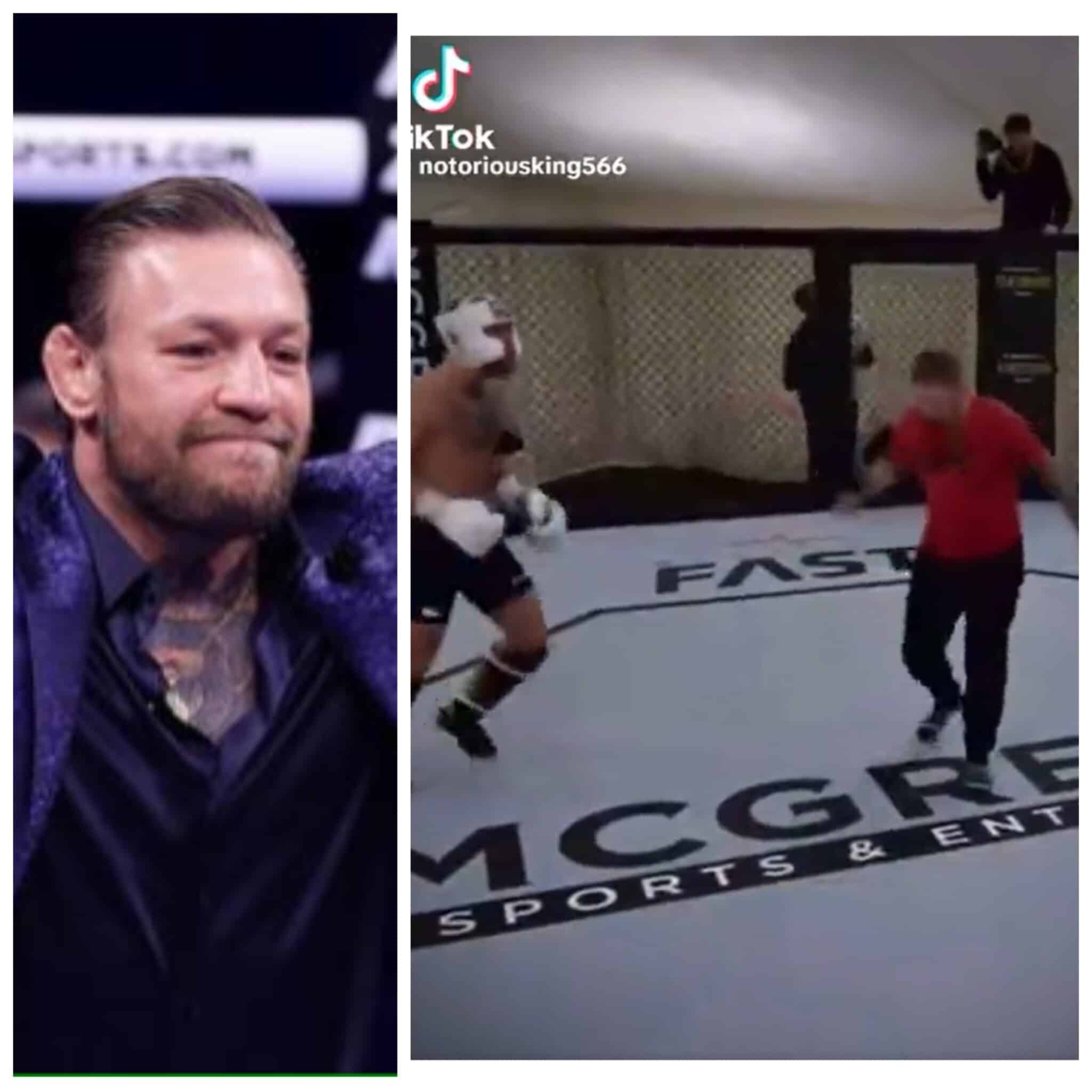 WATCH: $200 million rich Conor McGregor shows off exact UFC octagon replica with own brands he built at luxurious home