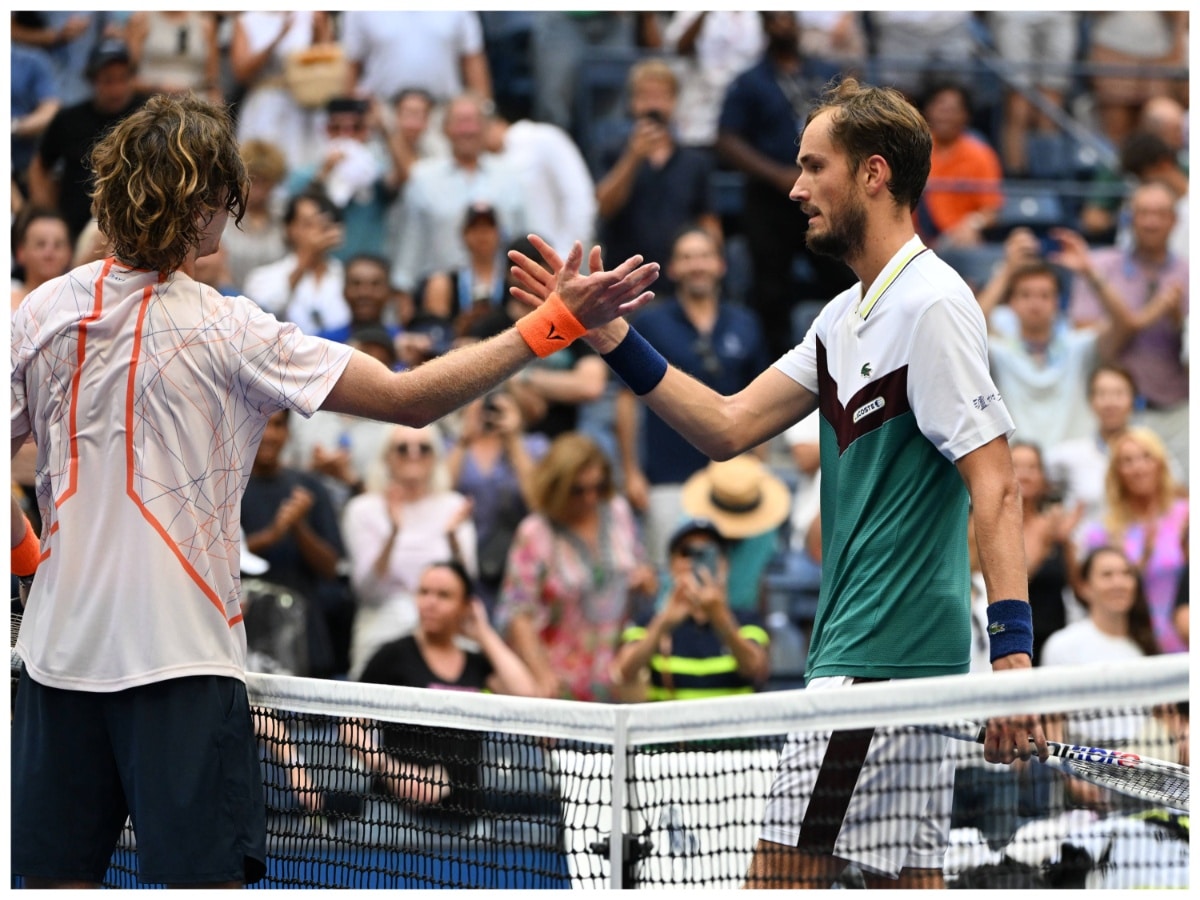 Andrey Rublev and Daniil Medvedev