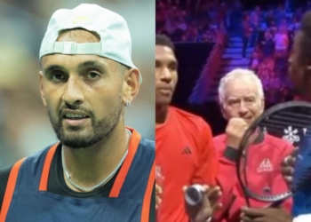 Nick Kyrgios, Felix Auger Aliassime and Gael Monfils