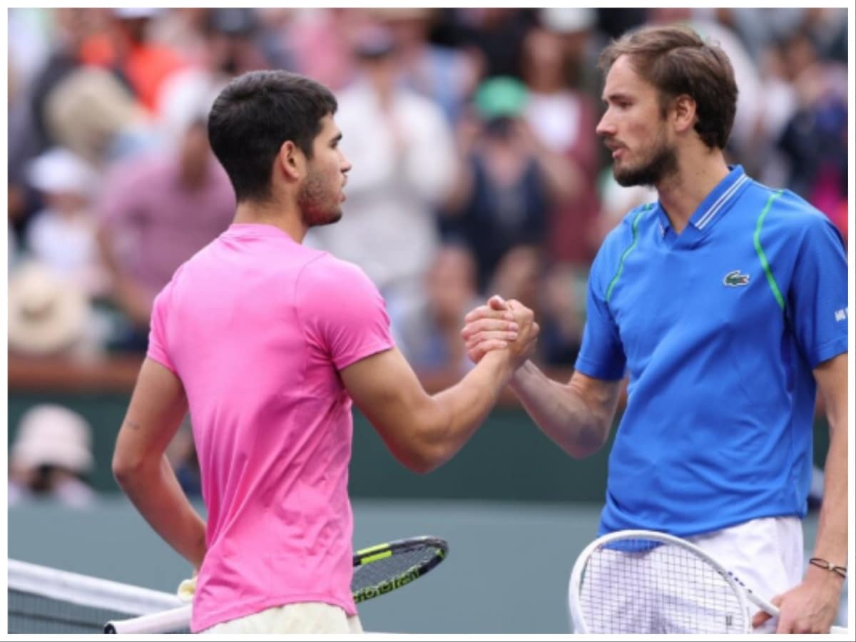 Carlos Alcaraz and Daniil Medvedev