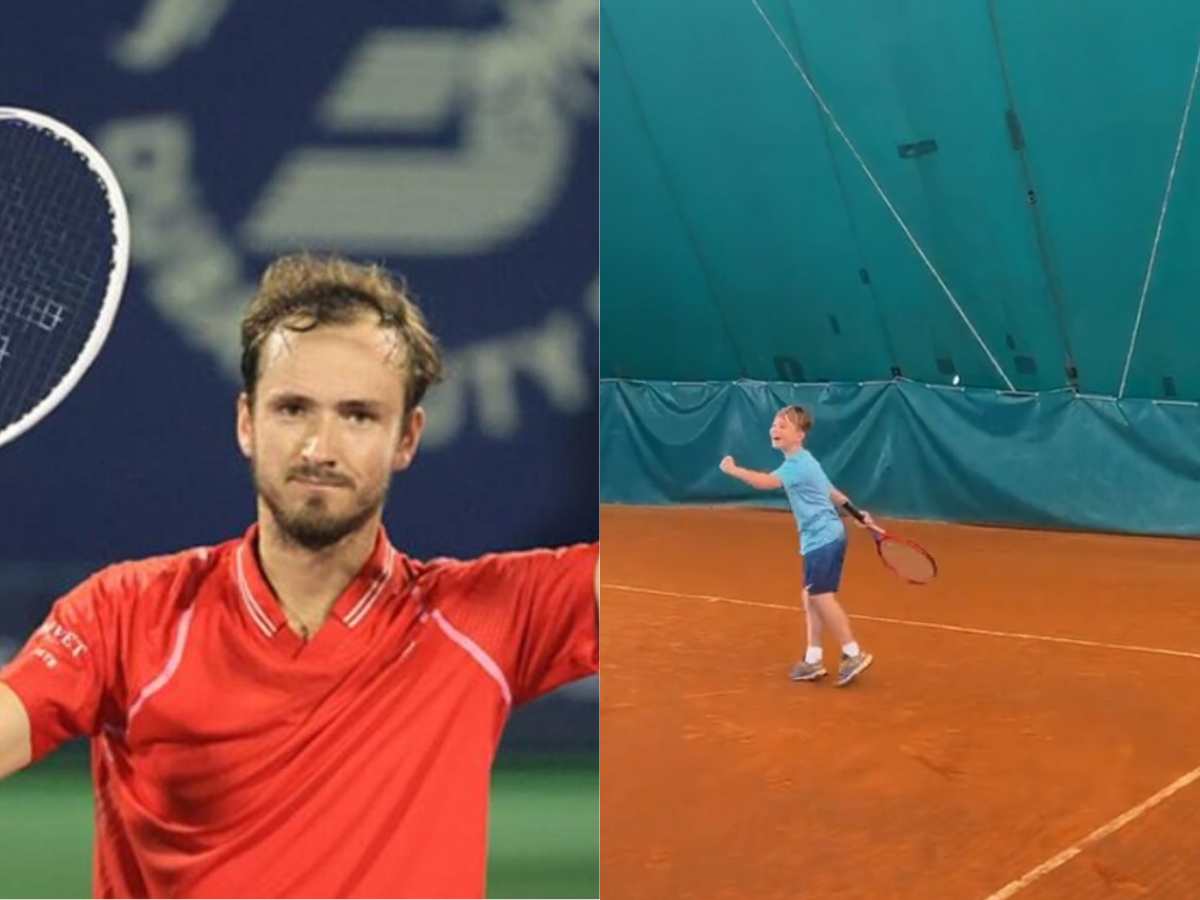 “Inspiring new generations,” Daniil Medvedev left in awe as a video of a young player trying to emulate his iconic ‘octopus’ playstyle goes viral