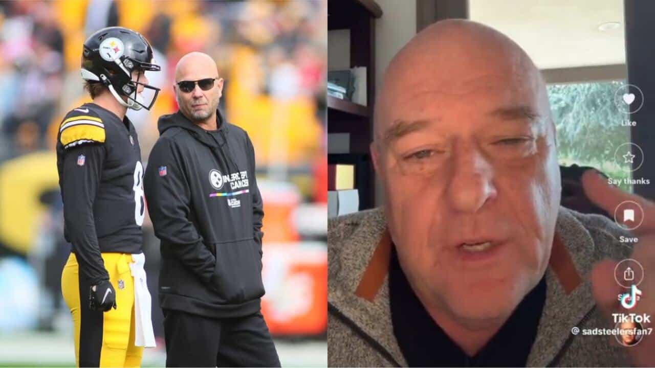 “Get the f**k out of Pittsburgh,” Steelers fan paid ‘Breaking Bad’ fame Dean Norris to send an NSFW hate message to OC Matt Canada