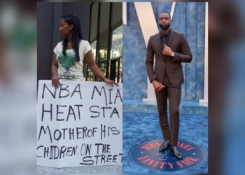 Dwyane Wade and Siohvaughn Funches