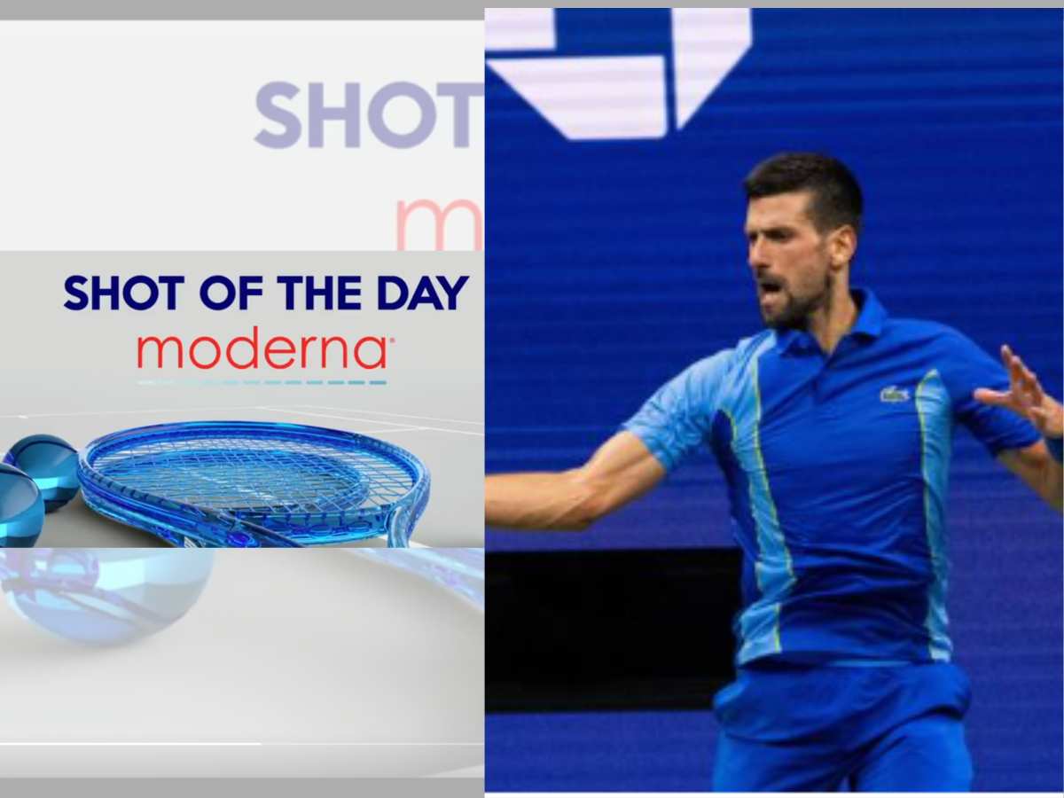 “Irony!” – ESPN’s Moderna Shot of the Day featuring an ‘unvaccinated’ Novak Djokovic winning the US Open has social media calling out the hilarious duality of the situation