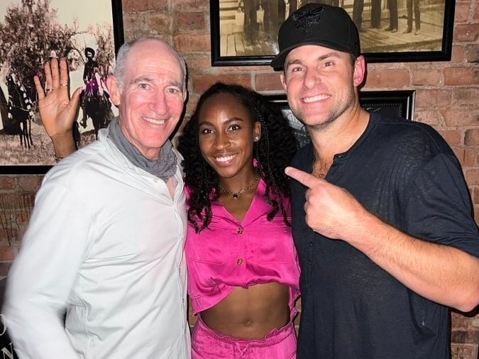 Andy Roddick has a UNIQUE ’47-letter’ reaction to Coco Gauff winning the US Open as he shares a stunning picture with the 19-year-old and coach Brad Gilbert