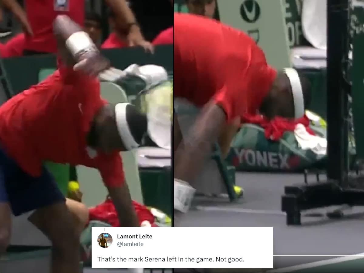 “That’s the mark Serena left in the game” – Frances Tiafoe faces the backlash of fans for racket smashing down a match point as USA loses its Davis Cup tie 