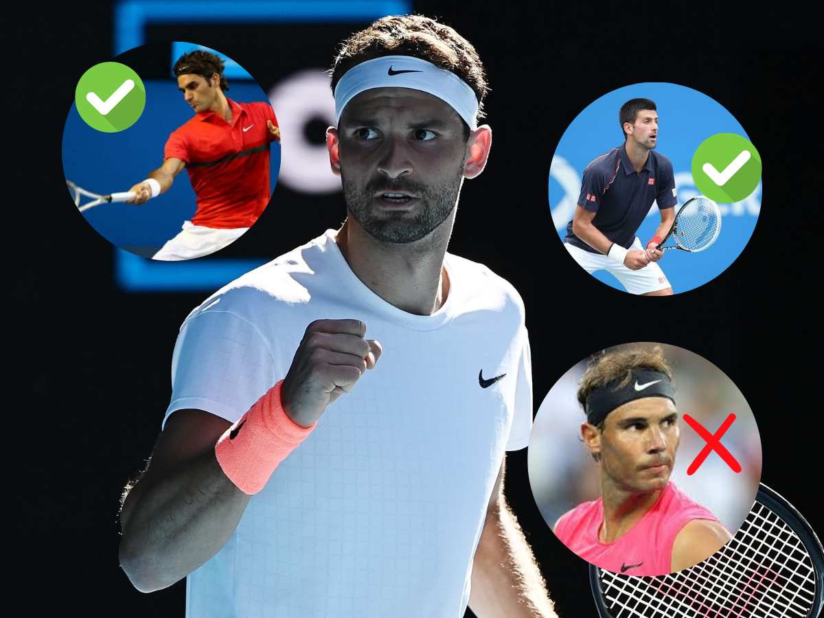 WATCH: Grigor Dimitrov builds his perfect player, includes Federer, Djokovic and Kyrgios but leaves out Nadal