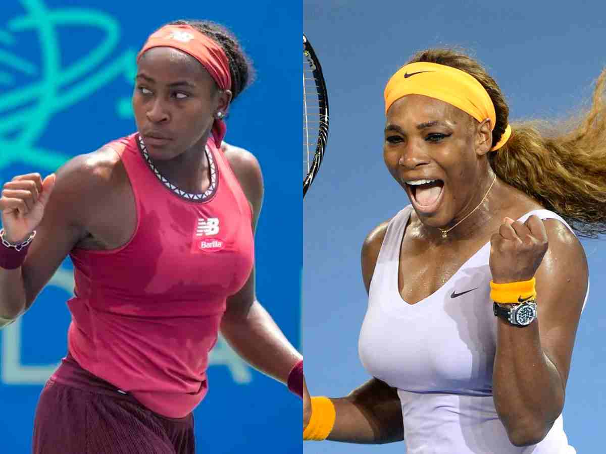 Coco Gauff (L), Serena Williams (R) (Sources: Forbes, LAist)