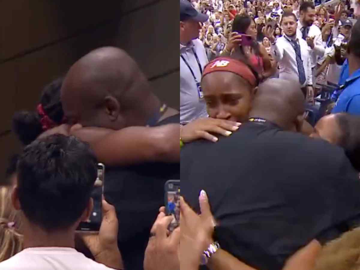 WATCH: Coco Gauff breaks down in tears as she hugs her parents after winning US Open 2023