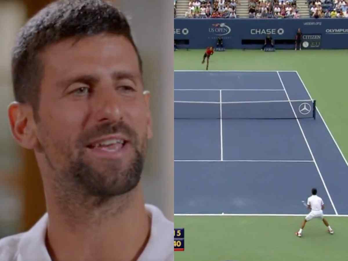 Novak Djokovic discusses with John McEnroe how he predicted Roger Federer’s tactics to save match points at the 2011 US Open semis