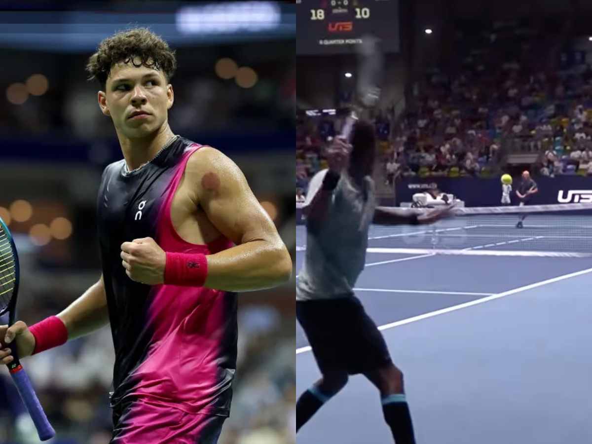 WATCH: “One of the best shots I have ever seen,” Ben Shelton compliments Gael Monfils’ phenomenal shot against Andrey Rublev that left the Russian stunned