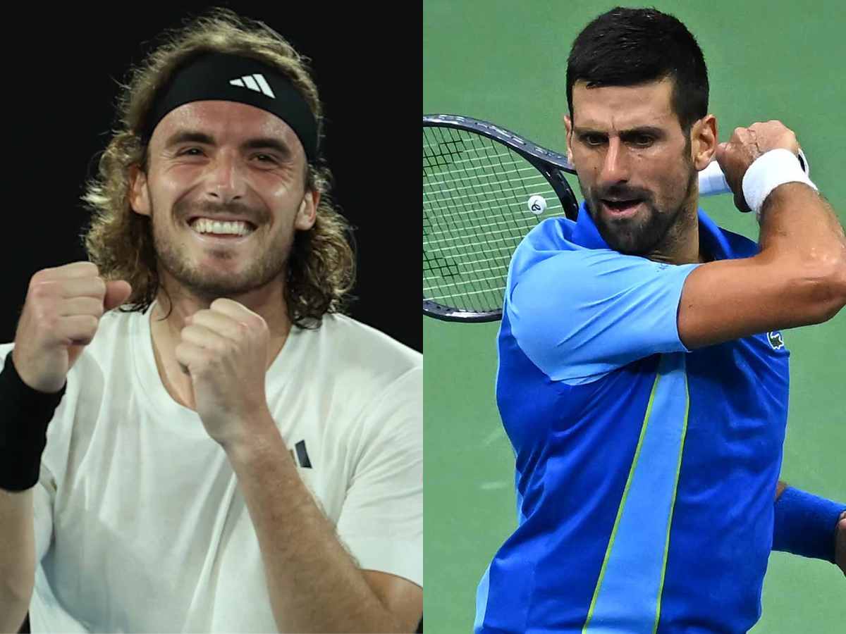 “Definitely the best,” Roger Federer fan Stefanos Tsitsipas is all praises for Novak Djokovic