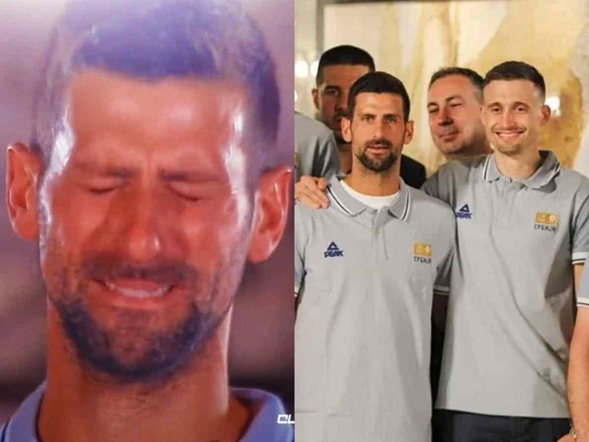 Novak Djokovic explains the reason for his emotional breakdown in front of the Serbian Basketball team during the grand celebration in Belgrade