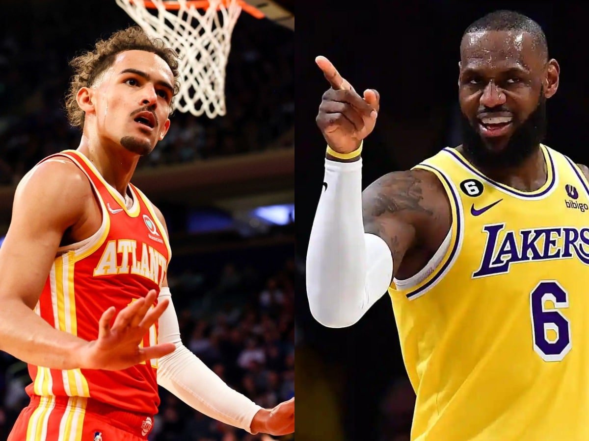 Trae Young and Lebron James