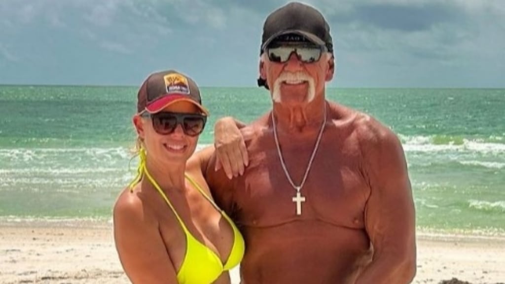 Hulk Hogan with his fiance Sky Daily 